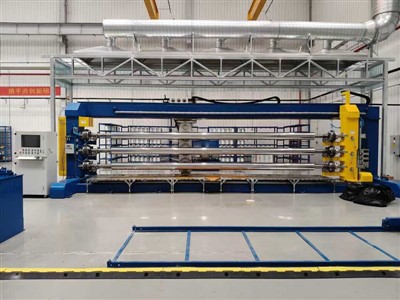 Avvolgitrice per tubi isolanti in FRP